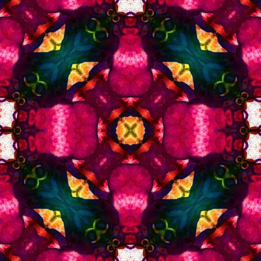 Kusursuz soyut kare deseni. Soyut arkaplan. Yaratıcı doku. Kaleydoskop sanatı