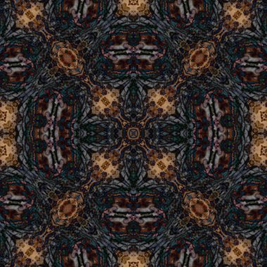 Kusursuz soyut kare deseni. Soyut arkaplan. Yaratıcı doku. Kaleydoskop sanatı