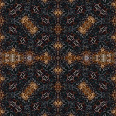 Kusursuz desenli soyut kare. Soyut arkaplan. Doku yaratıcı modern kaleydoskop