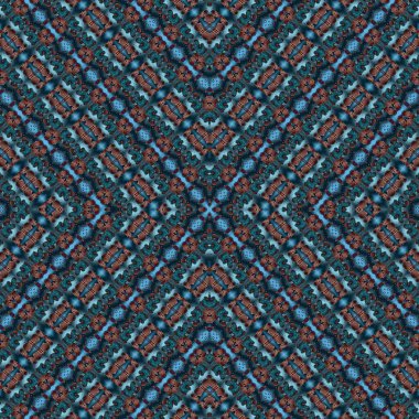 Kusursuz desenli soyut kare. Soyut arkaplan. Doku yaratıcı modern kaleydoskop