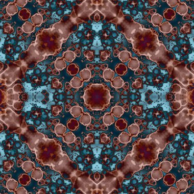 Kusursuz desenli soyut kare. Soyut arkaplan. Doku yaratıcı modern kaleydoskop