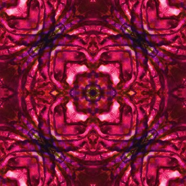 Kusursuz desenli soyut kare. Soyut arkaplan. Doku yaratıcı modern kaleydoskop