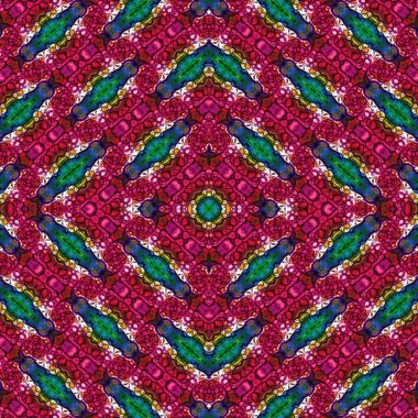 Kusursuz desenli soyut kare. Soyut arkaplan. Doku yaratıcı modern kaleydoskop