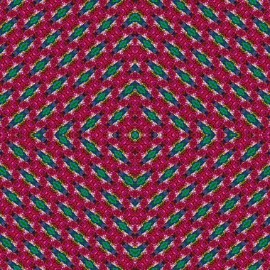 Kusursuz desenli soyut kare. Soyut arkaplan. Doku yaratıcı modern kaleydoskop