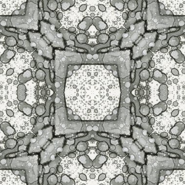 Kusursuz desenli soyut kare. Soyut arkaplan. Doku yaratıcı modern kaleydoskop