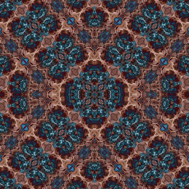 Kusursuz soyut kare deseni. Soyut arkaplan. Yaratıcı doku. Kaleydoskop sanatı