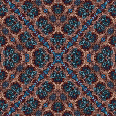 Kusursuz desenli soyut kare. Soyut arkaplan. Doku yaratıcı modern kaleydoskop