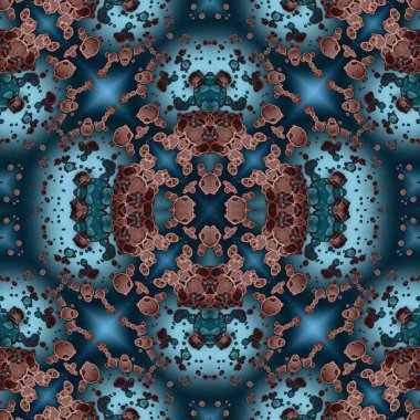 Kusursuz soyut kare deseni. Soyut arkaplan. Yaratıcı doku. Kaleydoskop sanatı