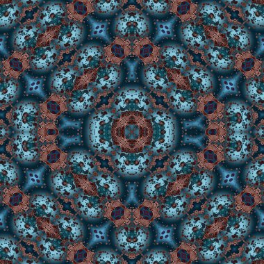 Kusursuz soyut kare deseni. Soyut arkaplan. Yaratıcı doku. Kaleydoskop sanatı