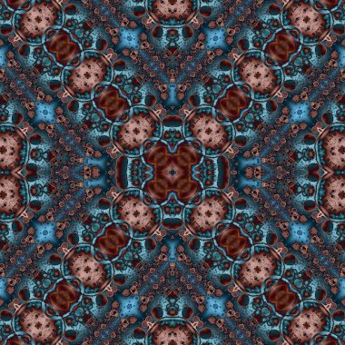 Kusursuz soyut kare deseni. Soyut arkaplan. Yaratıcı doku. Kaleydoskop sanatı