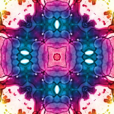 Kusursuz soyut kare deseni. Soyut arkaplan. Yaratıcı doku. Kaleydoskop sanatı