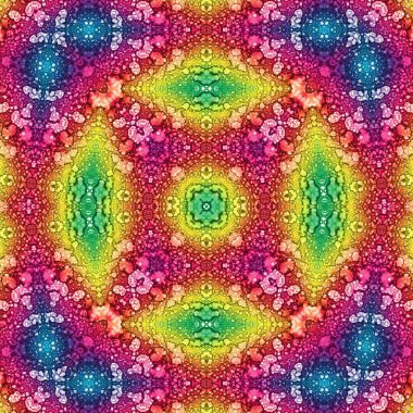 Kusursuz soyut kare deseni. Soyut arkaplan. Yaratıcı doku. Kaleydoskop sanatı