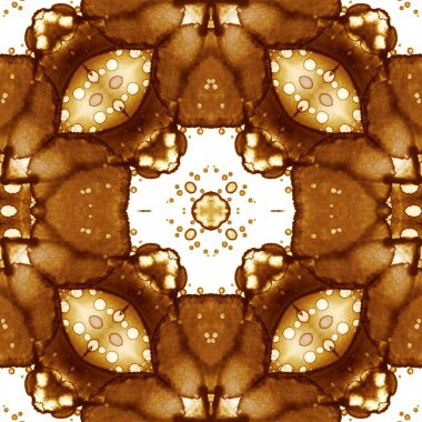 Kusursuz desenli soyut kare. Soyut arkaplan. Doku yaratıcı modern kaleydoskop