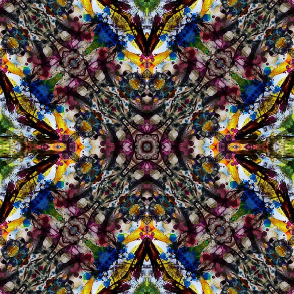 Kusursuz desenli soyut kare. Soyut arkaplan. Doku yaratıcı modern kaleydoskop