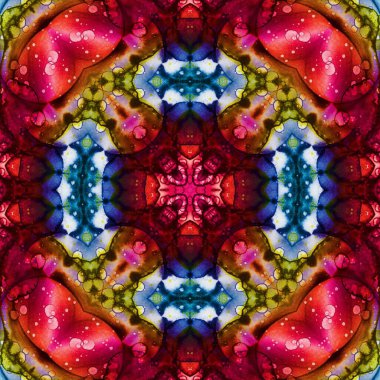 Kusursuz soyut kare deseni. Soyut arkaplan. Yaratıcı doku. Kaleydoskop sanatı