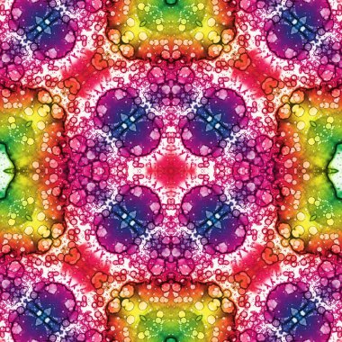 Kusursuz desenli soyut kare. Soyut arkaplan. Doku yaratıcı modern kaleydoskop