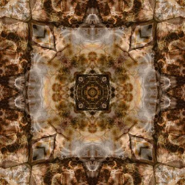 Kusursuz soyut kare deseni. Soyut arkaplan. Yaratıcı doku. Kaleydoskop sanatı