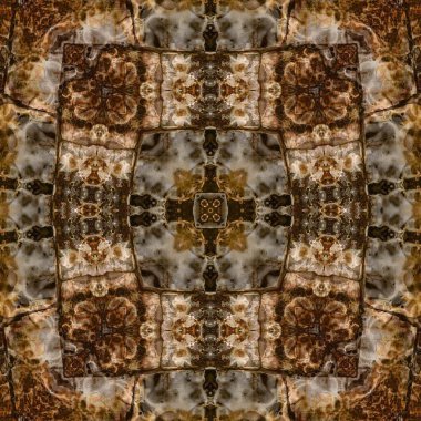 Kusursuz soyut kare deseni. Soyut arkaplan. Yaratıcı doku. Kaleydoskop sanatı