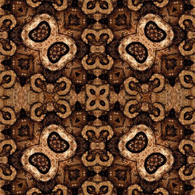 Kusursuz desenli soyut kare. Soyut arkaplan. Doku yaratıcı modern kaleydoskop