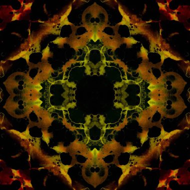 Kusursuz soyut kare deseni. Soyut arkaplan. Yaratıcı doku. Kaleydoskop sanatı