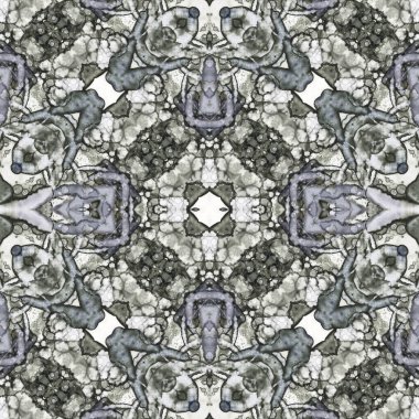 Kusursuz desenli soyut kare. Soyut arkaplan. Doku yaratıcı modern kaleydoskop
