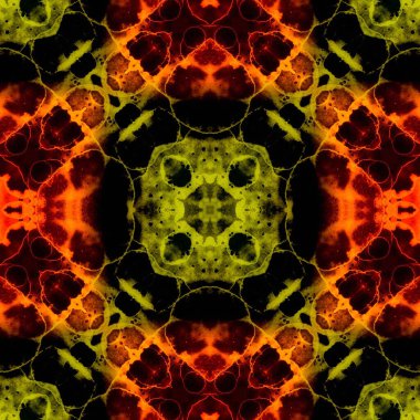 Kusursuz desenli soyut kare. Soyut arkaplan. Doku yaratıcı modern kaleydoskop