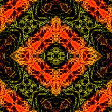 Kusursuz desenli soyut kare. Soyut arkaplan. Doku yaratıcı modern kaleydoskop