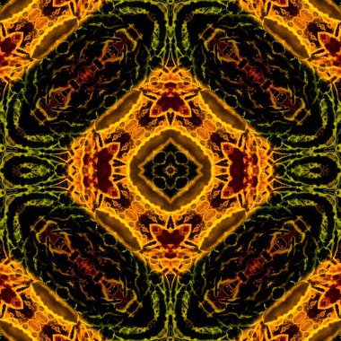 Kusursuz soyut kare deseni. Soyut arkaplan. Yaratıcı doku. Kaleydoskop sanatı