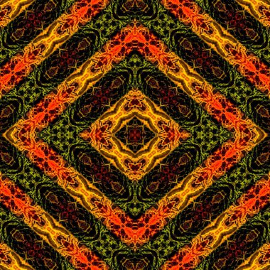 Kusursuz desenli soyut kare. Soyut arkaplan. Doku yaratıcı modern kaleydoskop