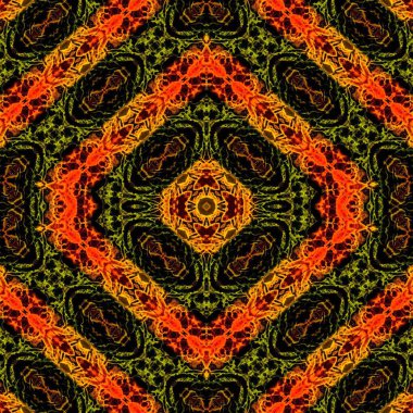 Kusursuz soyut kare deseni. Soyut arkaplan. Yaratıcı doku. Kaleydoskop sanatı