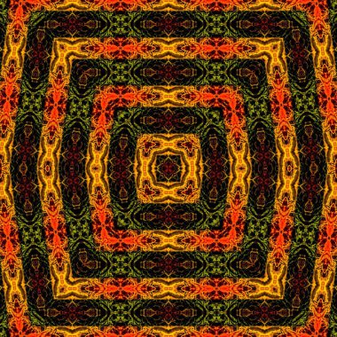 Kusursuz soyut kare deseni. Soyut arkaplan. Yaratıcı doku. Kaleydoskop sanatı