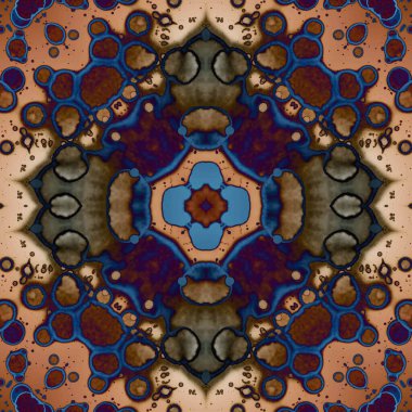 Kusursuz soyut kare deseni. Soyut arkaplan. Yaratıcı doku. Kaleydoskop sanatı