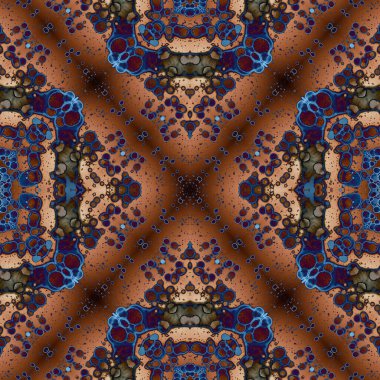 Kusursuz desenli soyut kare. Soyut arkaplan. Doku yaratıcı modern kaleydoskop