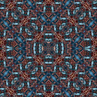 Kusursuz soyut kare deseni. Soyut arkaplan. Yaratıcı doku. Kaleydoskop sanatı