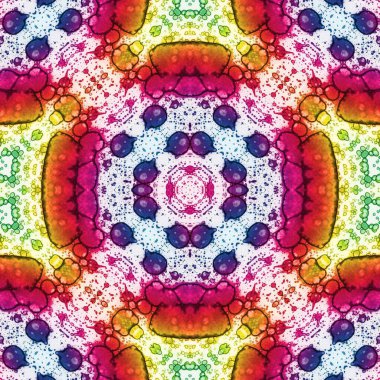 Kusursuz soyut kare deseni. Soyut arkaplan. Yaratıcı doku. Kaleydoskop sanatı