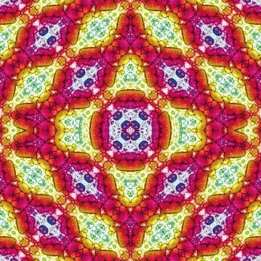 Kusursuz soyut kare deseni. Soyut arkaplan. Yaratıcı doku. Kaleydoskop sanatı