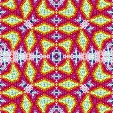 Kusursuz desenli soyut kare. Soyut arkaplan. Doku yaratıcı modern kaleydoskop