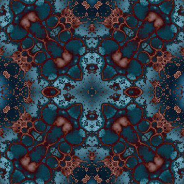 Kusursuz desenli soyut kare. Soyut arkaplan. Doku yaratıcı modern kaleydoskop