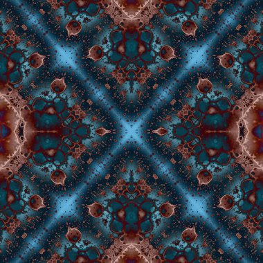 Kusursuz desenli soyut kare. Soyut arkaplan. Doku yaratıcı modern kaleydoskop