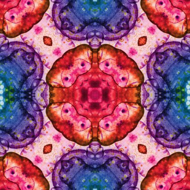 Kusursuz desenli soyut kare. Soyut arkaplan. Doku yaratıcı modern kaleydoskop