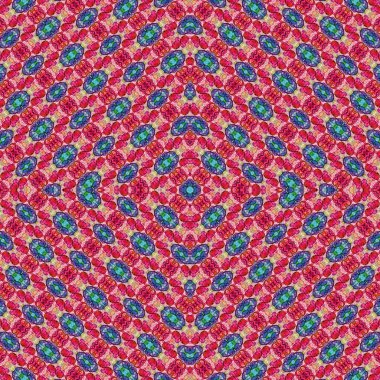 Kusursuz desenli soyut kare. Soyut arkaplan. Doku yaratıcı modern kaleydoskop