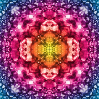 Kusursuz soyut kare deseni. Soyut arkaplan. Yaratıcı doku. Kaleydoskop sanatı