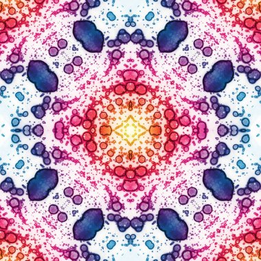 Kusursuz desenli soyut kare. Soyut arkaplan. Doku yaratıcı modern kaleydoskop