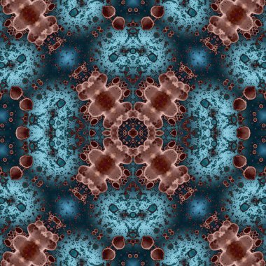 Kusursuz soyut kare deseni. Soyut arkaplan. Yaratıcı doku. Kaleydoskop sanatı