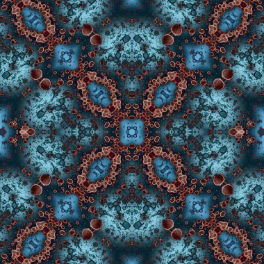 Kusursuz desenli soyut kare. Soyut arkaplan. Doku yaratıcı modern kaleydoskop