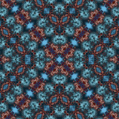 Kusursuz desenli soyut kare. Soyut arkaplan. Doku yaratıcı modern kaleydoskop