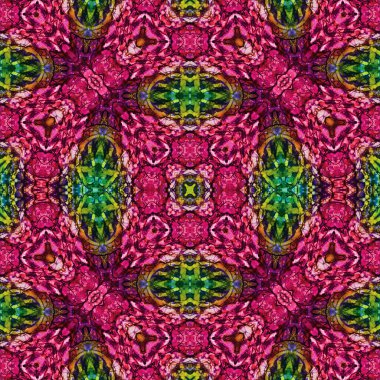 Kusursuz desenli soyut kare. Soyut arkaplan. Doku yaratıcı modern kaleydoskop