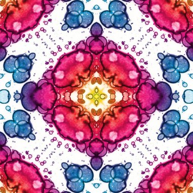 Kusursuz desenli soyut kare. Soyut arkaplan. Doku yaratıcı modern kaleydoskop