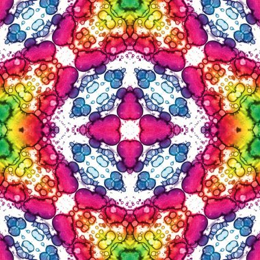 Kusursuz desenli soyut kare. Soyut arkaplan. Doku yaratıcı modern kaleydoskop