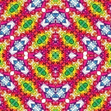 Kusursuz desenli soyut kare. Soyut arkaplan. Doku yaratıcı modern kaleydoskop